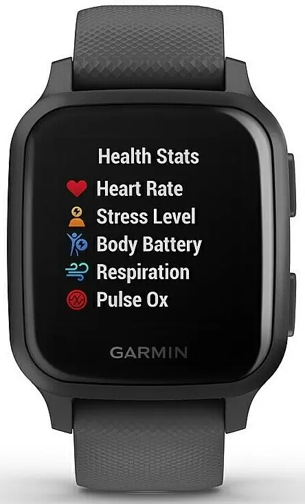 Умные часы Garmin Venu Sq Music Edition, черный