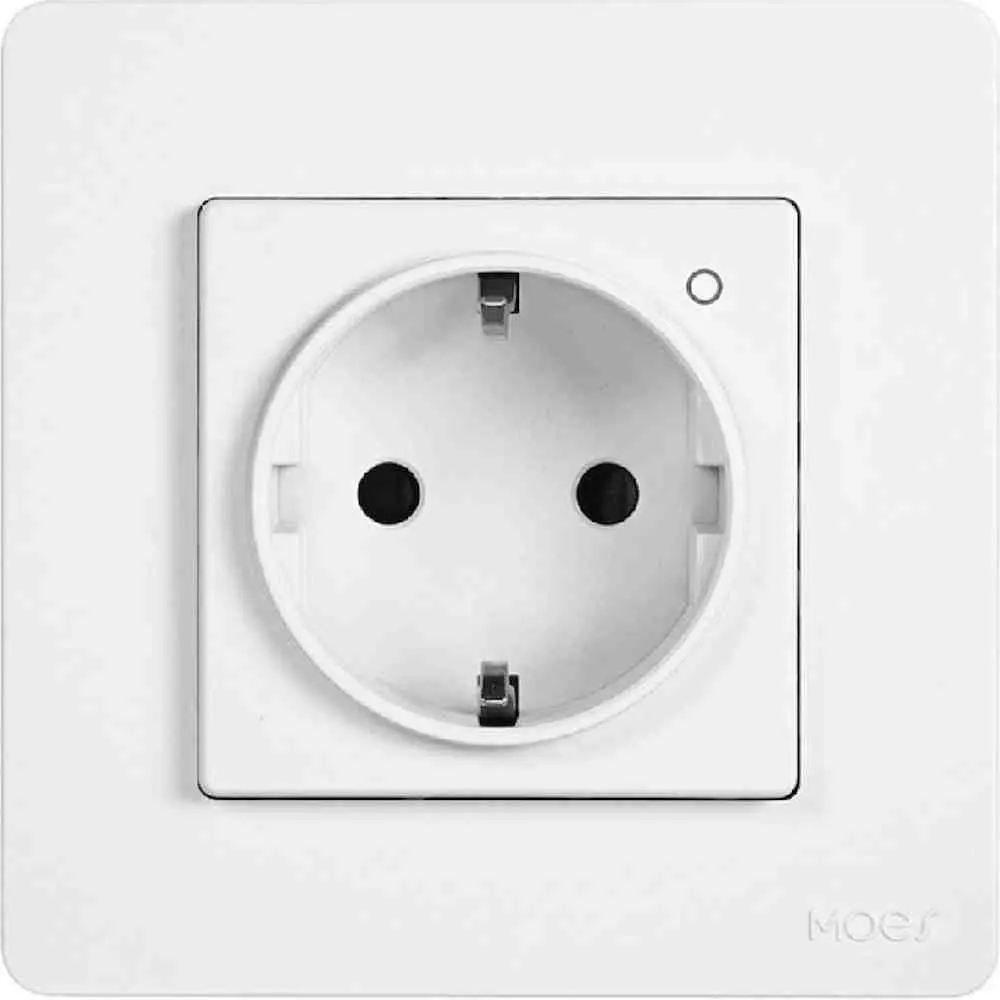 Priză smart Moes ZK-SR-EU-WH-MS, alb