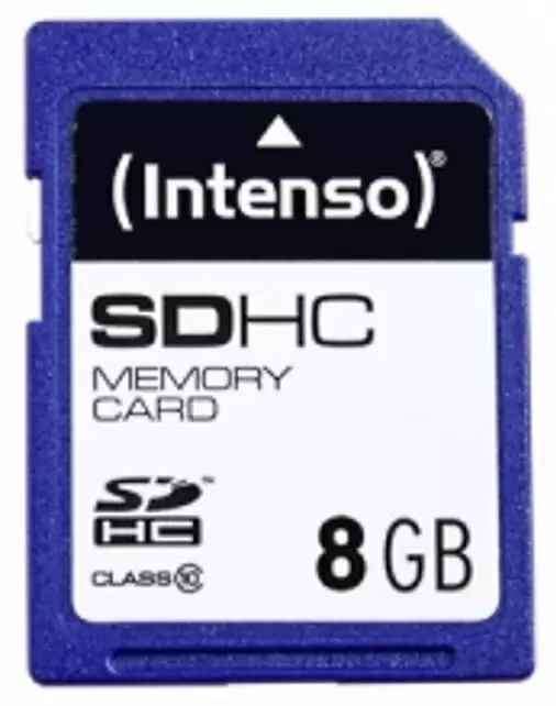 Карта памяти Intenso MicroSD Class 10, 8ГБ