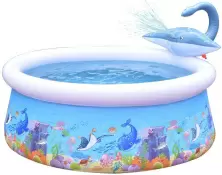 Детские бассейн с фонтаном SunClub 3D Spray, синий