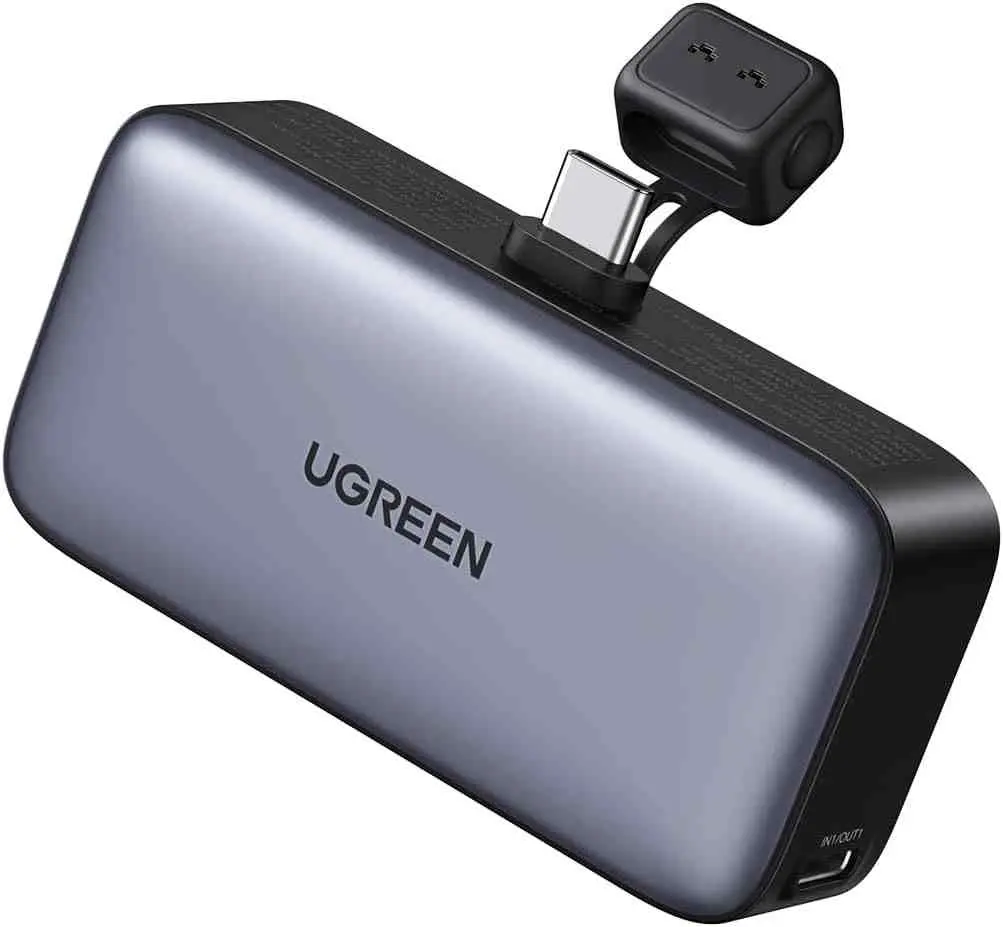 Acumulator extern Ugreen Nexode Mini 5000mAh 22,5W, gri