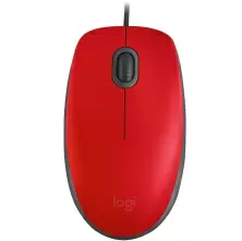 Мышка Logitech M110 Silent, красный