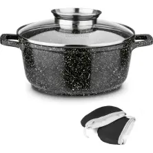 Oală Konighoffer Kingstone 2.4L, negru pe tehnoparc.md Oală Konighoffer Kingstone 2.4L, negru