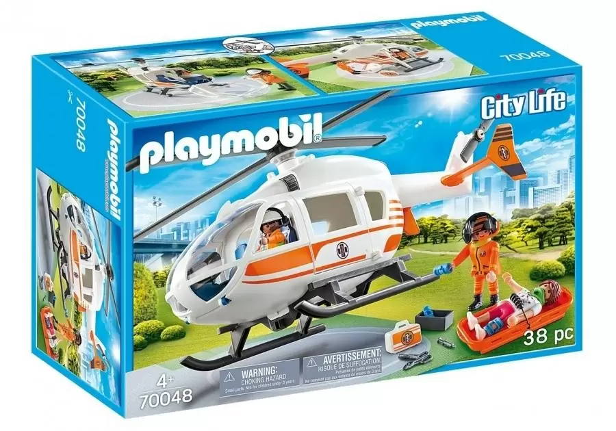 Set jucării Playmobil Rescue Helicopter