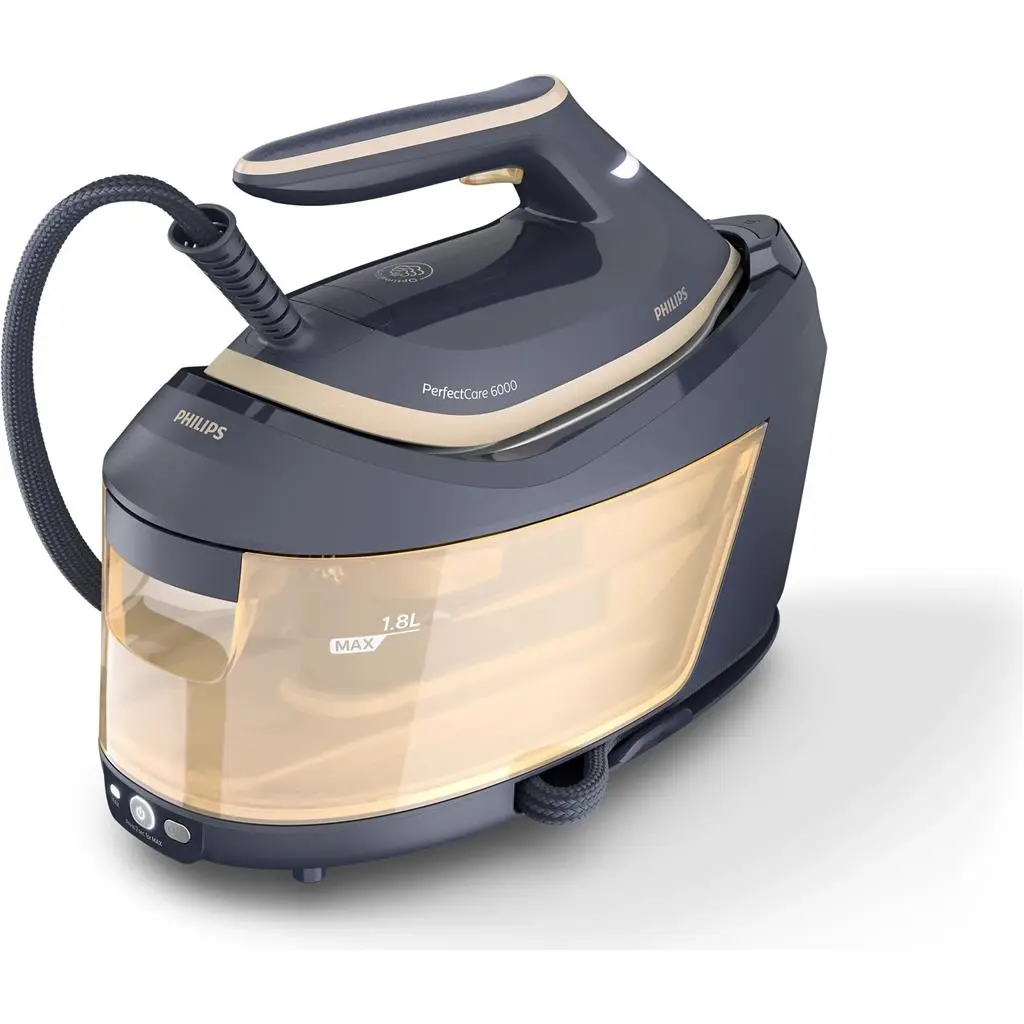 Fier de călcat cu aburi Philips PSG6066/20, albastru