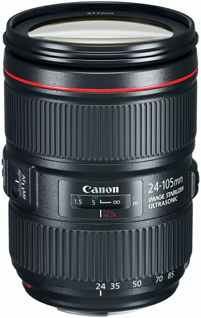 Obiectiv Canon EF 24-105mm f/4.0 L IS II USM, negru