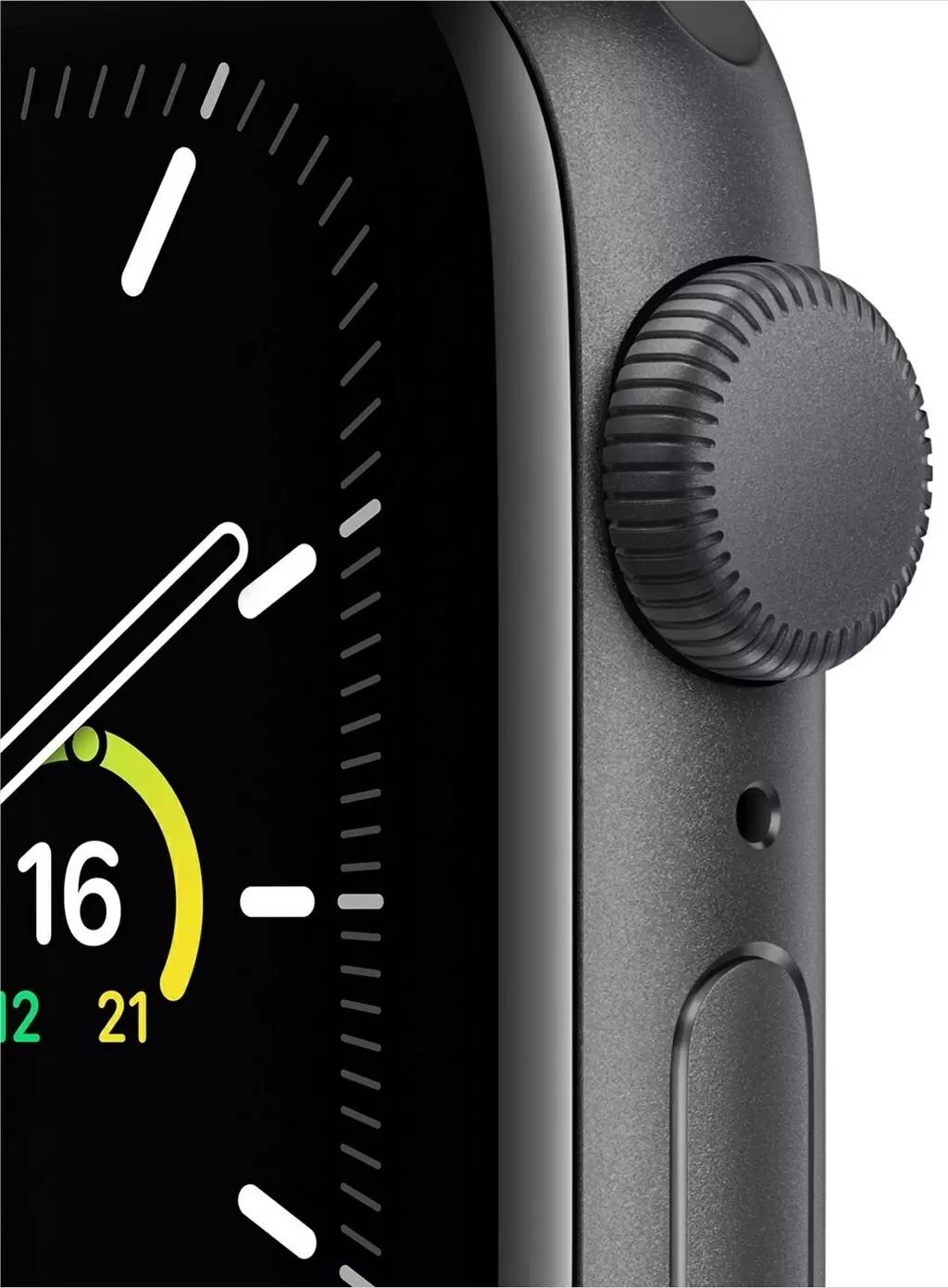 Smartwatch Apple Watch SE 40mm, carcasă din aluminiu gri, curea tip sport