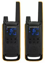 Рация Motorola Talkabout T82 Extreme Twin, черный/желтый