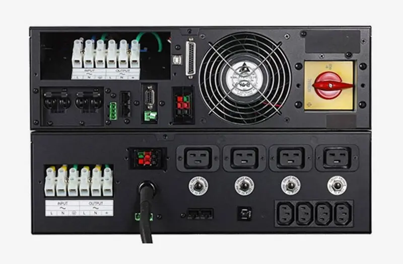 Источник бесперебойного питания PowerCom VCRII-6000 L, черный на tehnoparc.md Источник бесперебойного питания PowerCom VCRII-6000 L, черный