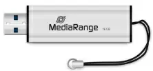 Flash USB MediaRange MR915 16GB, argintiu