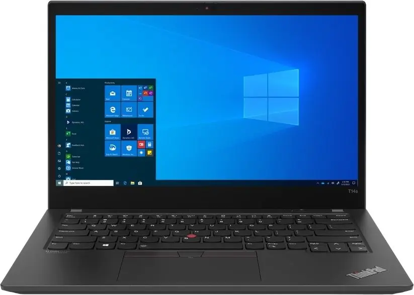 Ноутбук Lenovo ThinkPad T14s Gen2 (14"/FHD/Core i7-1165G7/16GB/512GB/Intel Iris Xe/Win10Pro), черный