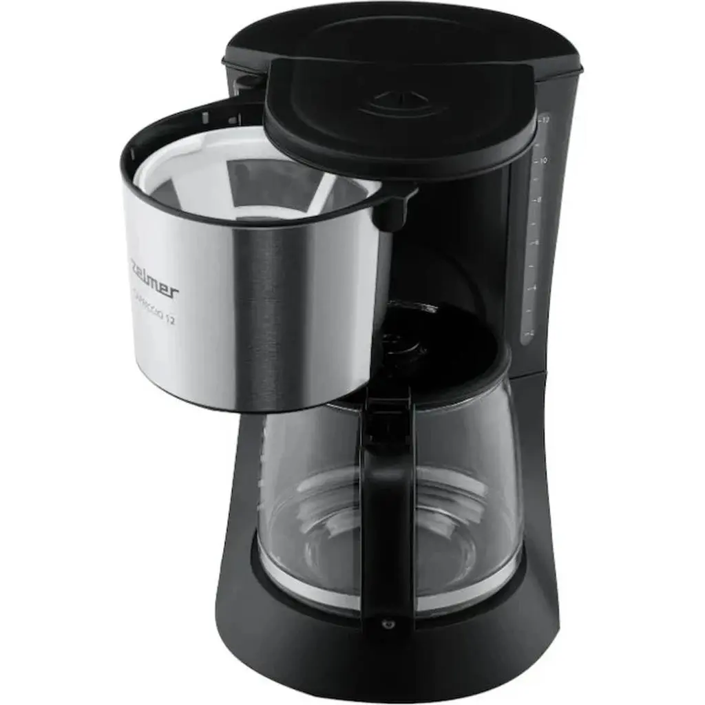 Электрокофеварка Zelmer ZCM1200, черный