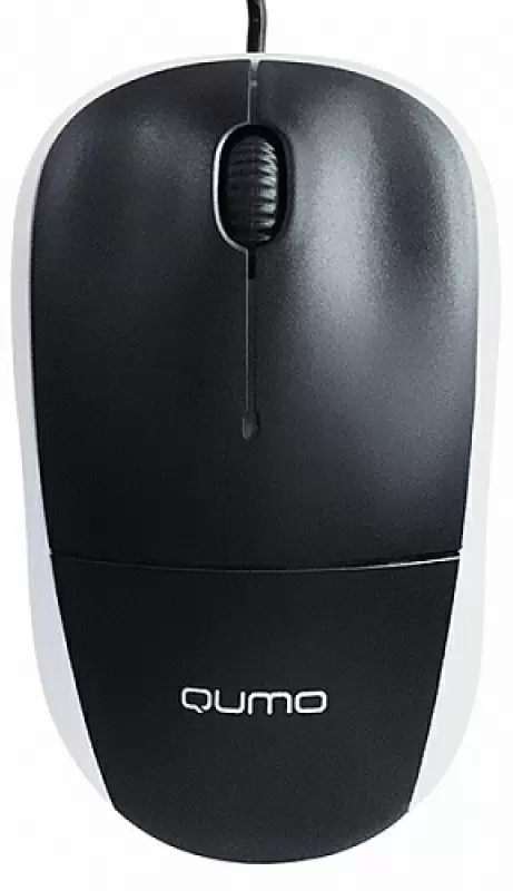 Мышка Qumo M65, черный/белый