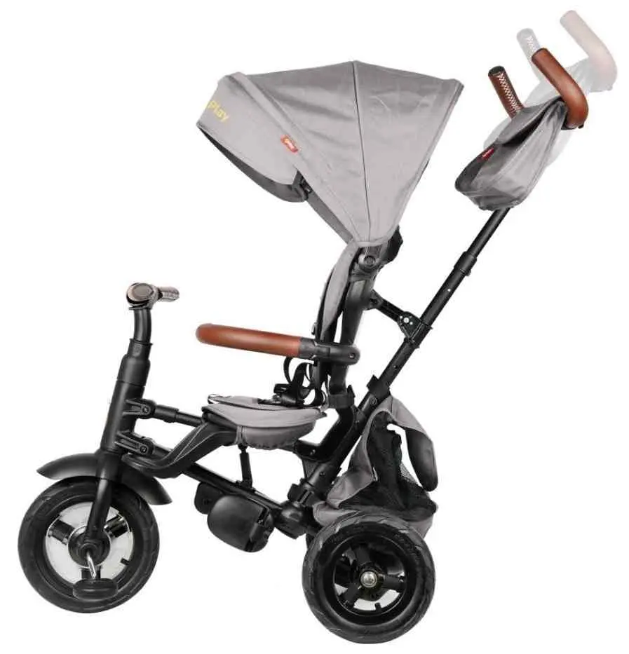 Детский велосипед Qplay Rito Deluxe, серый