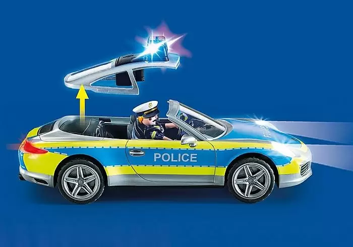 Игровой набор Playmobil Porsche 911 Carrera 4S Police White