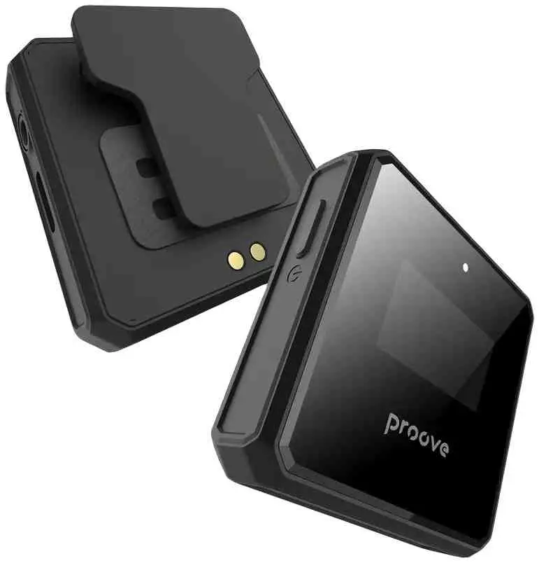 Microfon Proove Forum Type-C/Lighting/Aux (2 mic), negru
