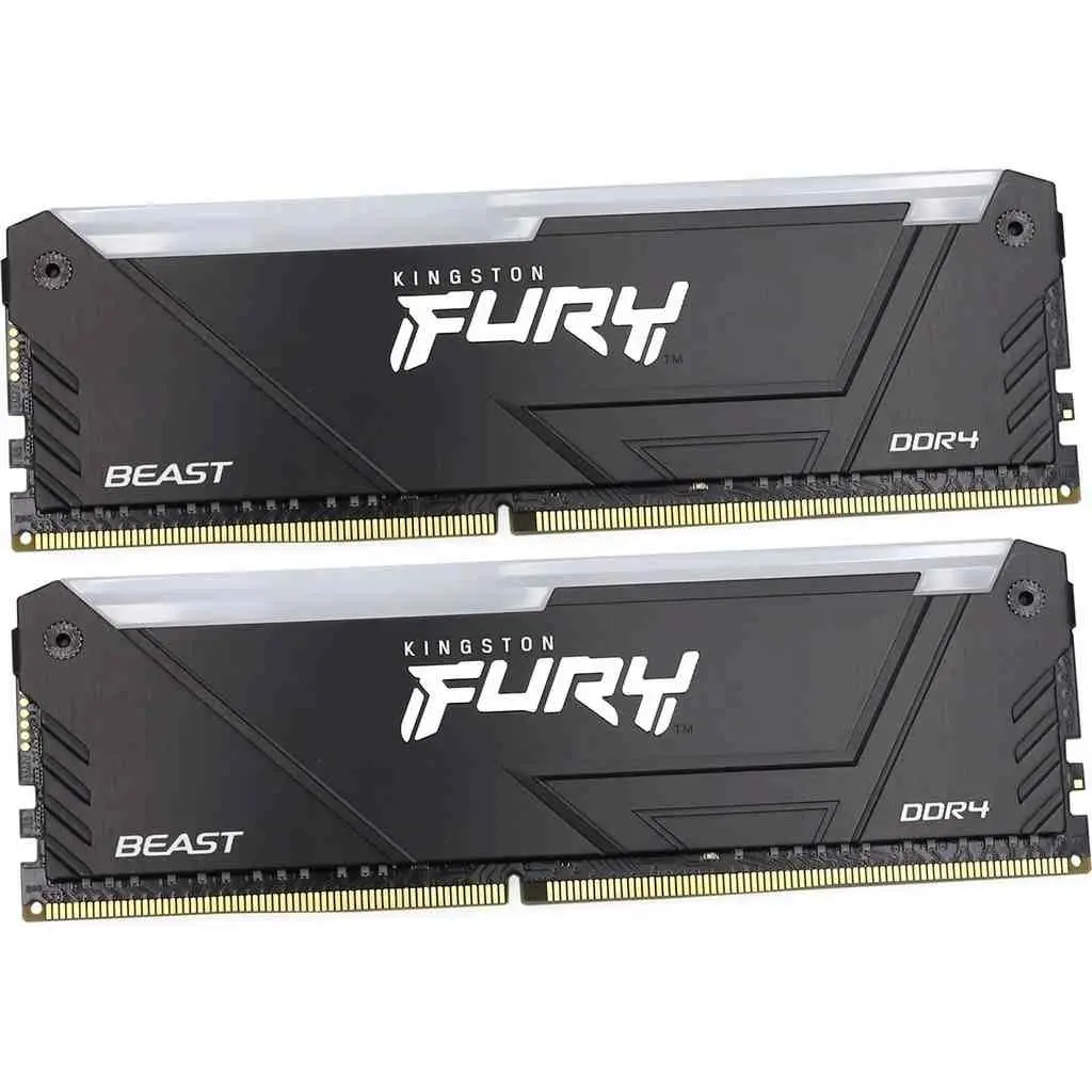 Memorie Kingston FURY Beast RGB 32GB (2x16GB) DDR4-3200MHz, CL16-18-18, 1.35V