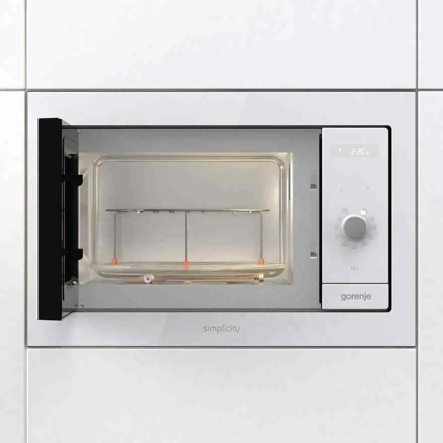 Cuptor cu microunde incorporabil Gorenje BM235G1SYW, alb pe tehnoparc.md Cuptor cu microunde incorporabil Gorenje BM235G1SYW, alb