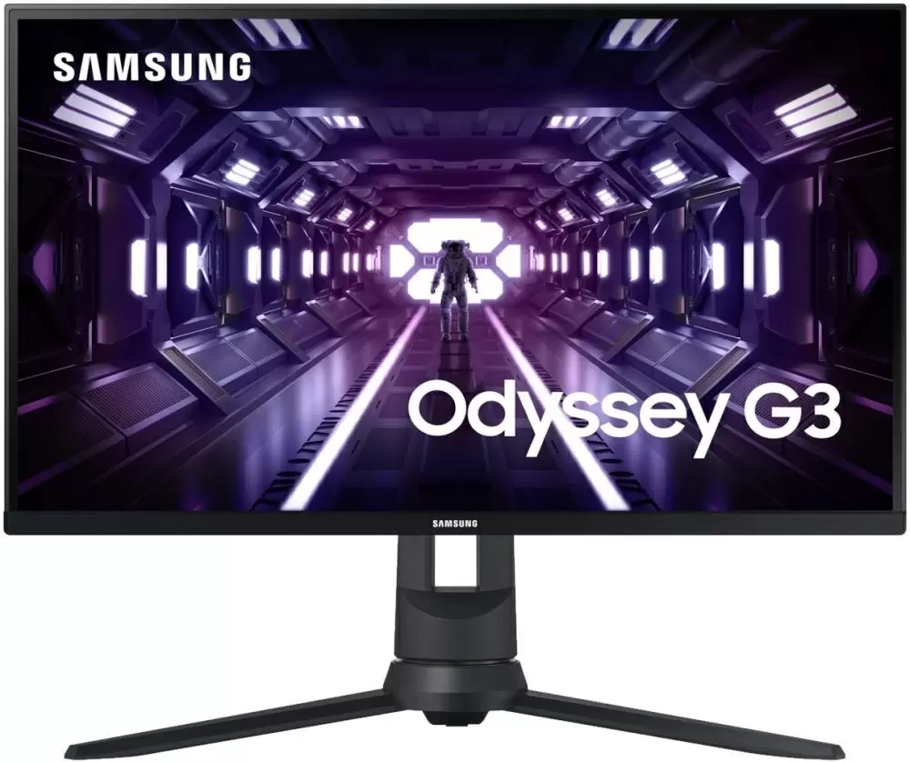 Monitor Samsung LF24G35TFW, negru