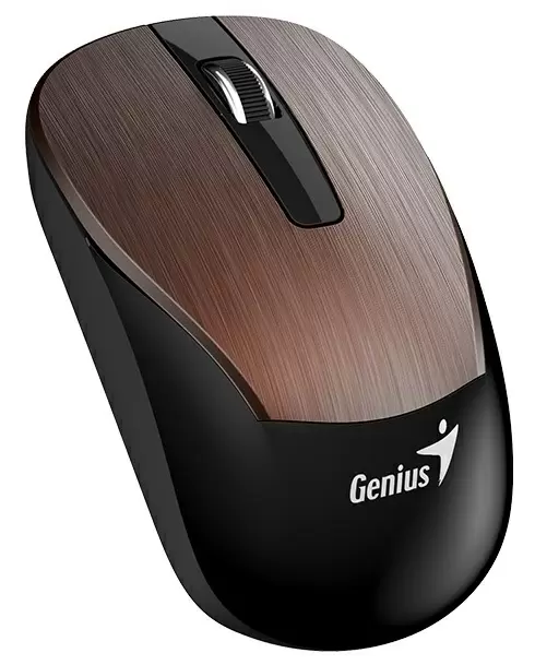 Mouse Genius ECO-8015, negru/cafeniu