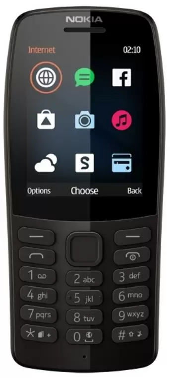 Telefon mobil Nokia 210 Duos, negru