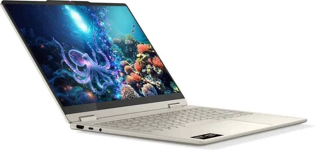 Ноутбук Lenovo Yoga 7 2-in-1 14AKP10 (14.0"/FHD/Ryzen AI 7 350/24GB/1TB/Radeon Graphics), золотой