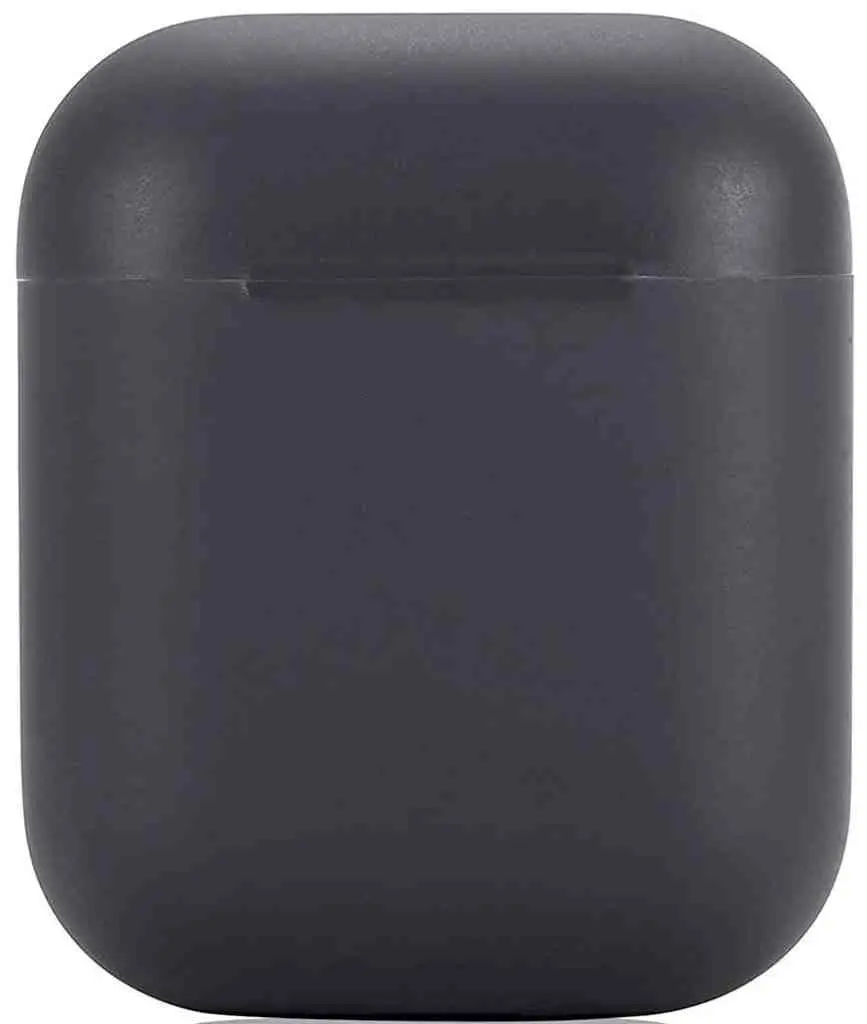 Чехол для наушников Helment Case Silicone AirPods 2 (AIRPOD2BK), черный на tehnoparc.md Чехол для наушников Helment Case Silicone AirPods 2 (AIRPOD2BK), черный
