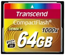 Card de memorie flash Transcend CompactFlash 1000x, 64GB