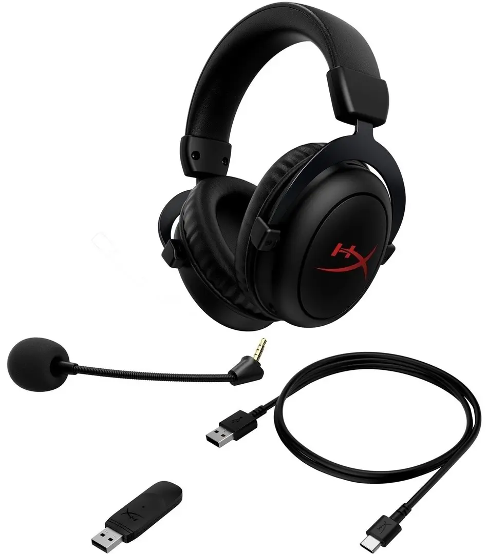 Căşti HyperX Cloud II Core Wireless, negru