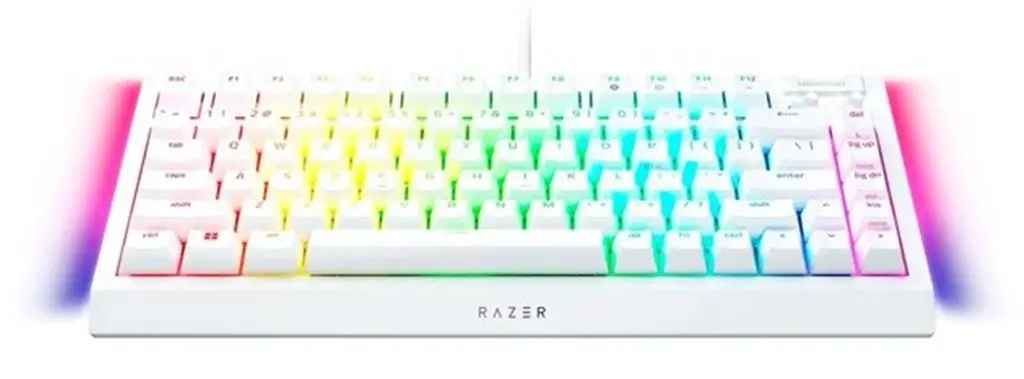 Tastatură Razer BlackWidow V4 75 White Edition US RZ03-05001700-R3M1, alb pe tehnoparc.md Tastatură Razer BlackWidow V4 75 White Edition US RZ03-05001700-R3M1, alb
