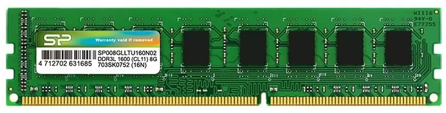 Memorie Silicon Power 8GB DDR3L-1600MHz, CL11, 1.35V