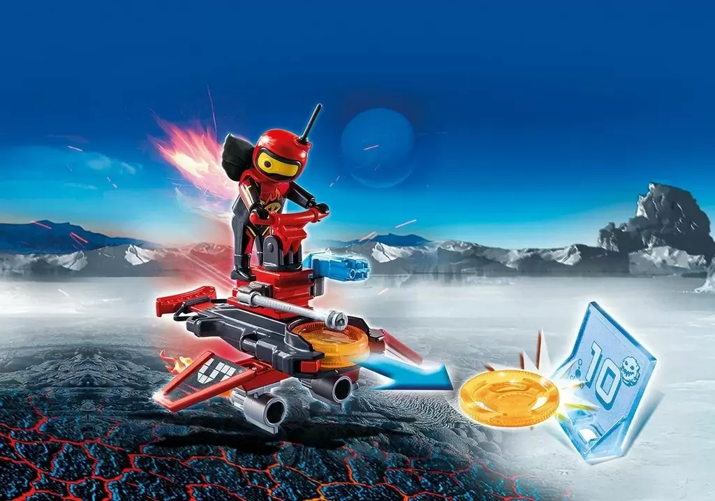 Set jucării Playmobil Firebot with Disc Shoot