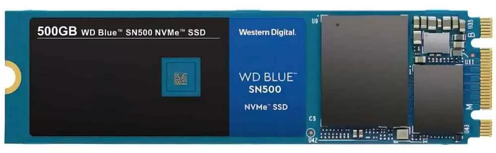 SSD накопитель WD Blue WDS500G1B0C M.2 NVMe, 500GB