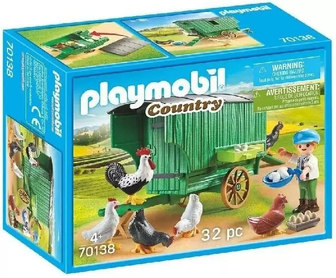 Set jucării Playmobil Chicken Coop
