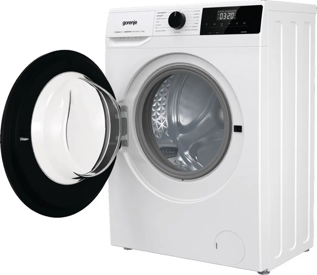 Maşină de spălat rufe Gorenje WNHEI 74 SAS/PL, alb pe tehnoparc.md Maşină de spălat rufe Gorenje WNHEI 74 SAS/PL, alb