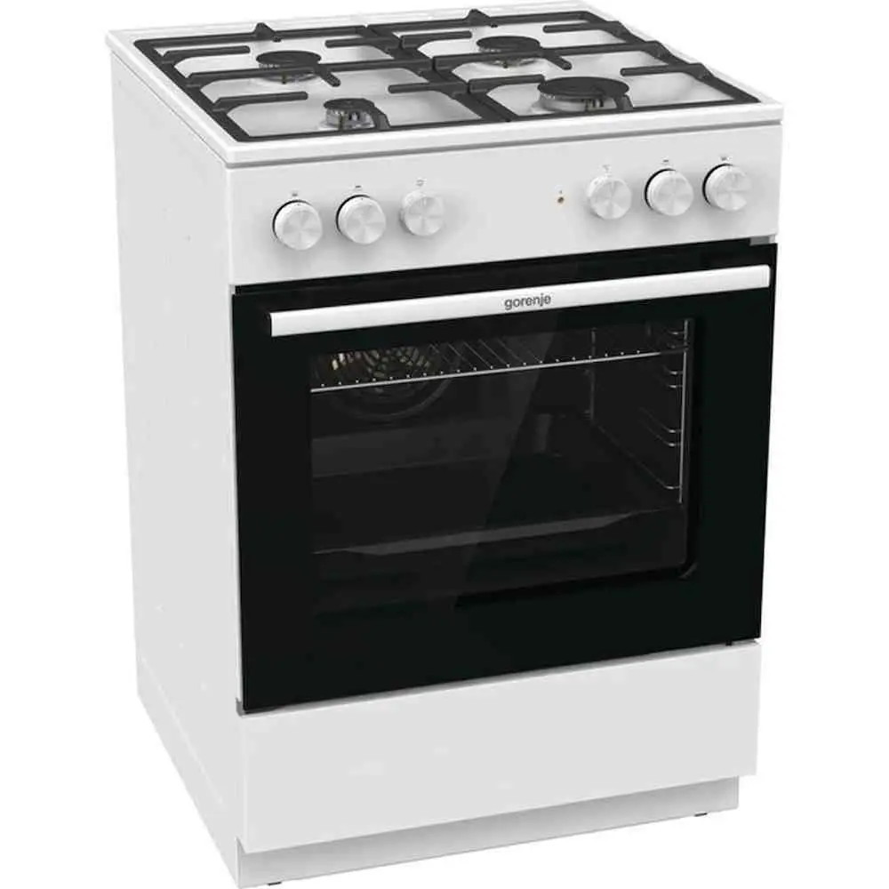 Газовая плита Gorenje GK6A40WFFM, белый на tehnoparc.md Газовая плита Gorenje GK6A40WFFM, белый