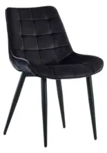 Scaun Xenos James, negru