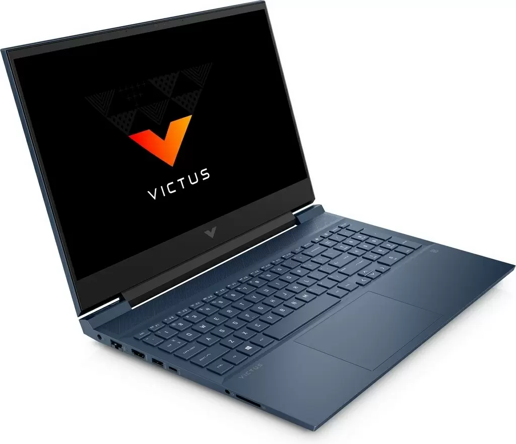 Ноутбук HP Victus 16 16-e1001ci (16.1"/Ryzen 5 6600H/8GB/512GB/GeForce RTX 3050 4GB GDDR6), синий