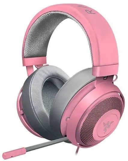 Căşti Razer Kraken Quartz, roz