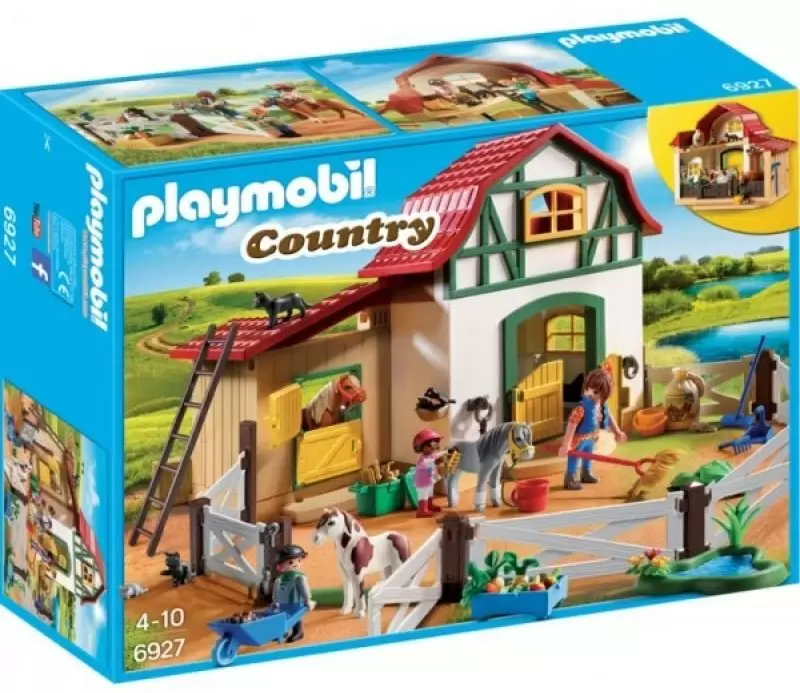 Set jucării Playmobil Pony Farm