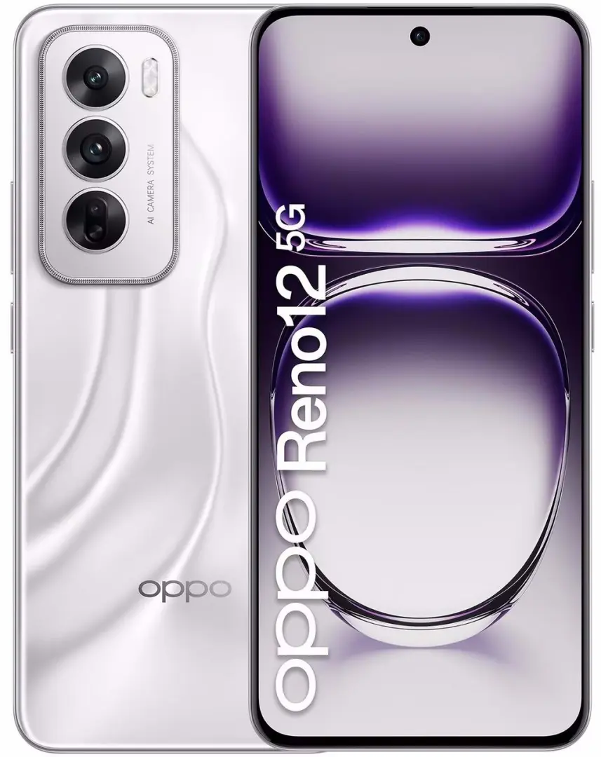 Smartphone Oppo Reno 12 5G 12GB/256GB, argintiu