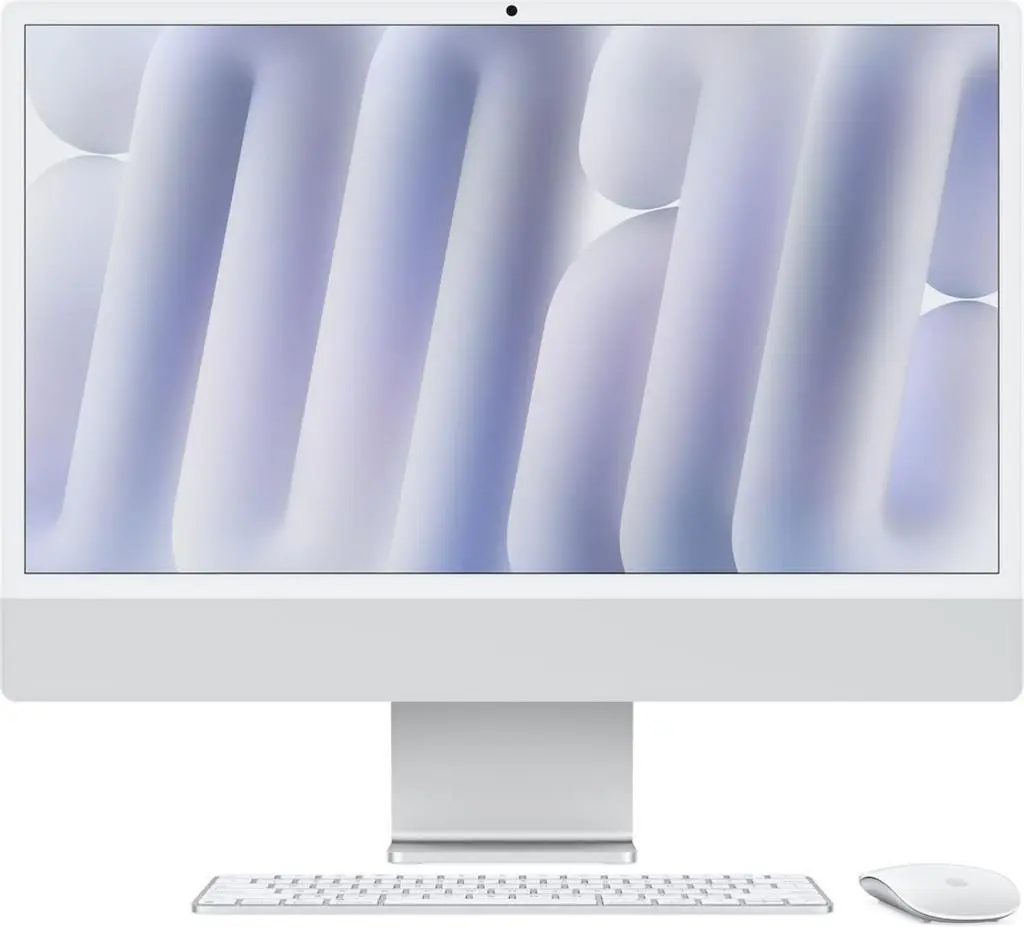 All-in-One Apple iMac 24 MWUV3RU/A Silver, argintiu