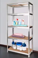 Etajeră SDGroup max.175 180x120x45cm, gri