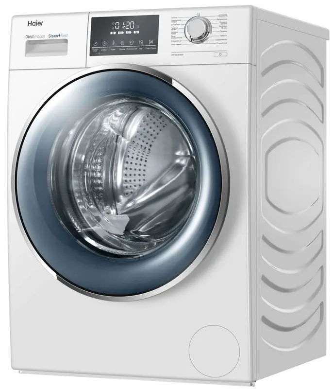 Стиральная машина Haier HW100-B14876, белый на tehnoparc.md Стиральная машина Haier HW100-B14876, белый