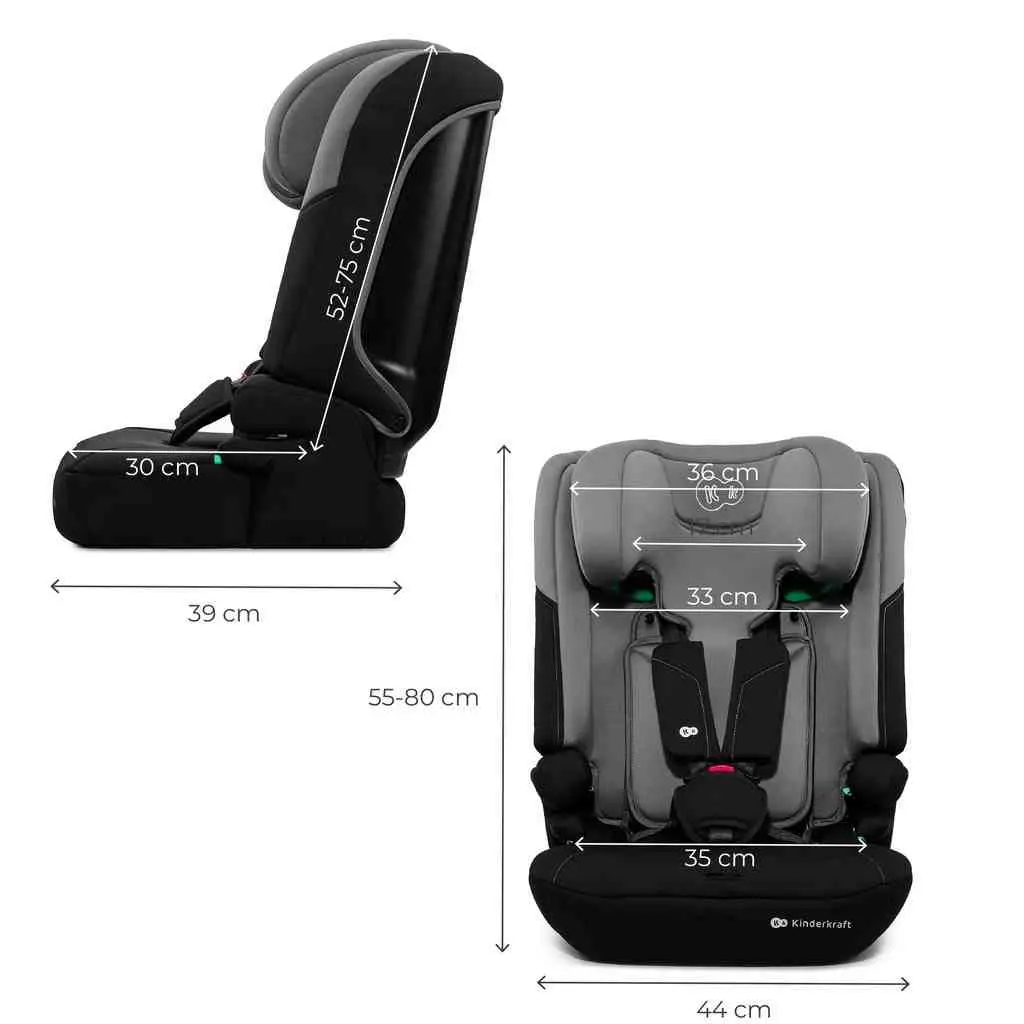 Детское автокресло KinderKraft I-Comfy i-Size, серый