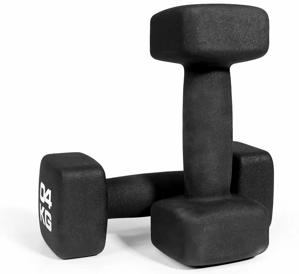 Гантель Zipro Neoprene Dumbbells 2x4кг, черный