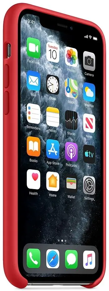 Чехол Apple iPhone 11 Pro Silicone Case, красный