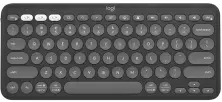 Клавиатура Logitech Pebble Keys 2 K380S, серый