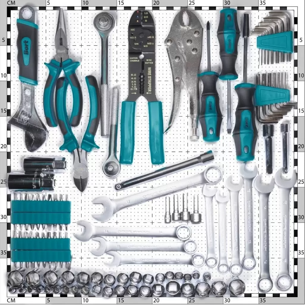 Set scule de mână Bort BTK-121