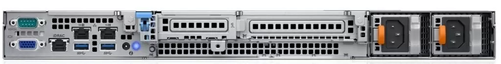 Сервер Dell PowerEdge R340 (E-2246G/2x16ГБ/2x480ГБ/960ГБ), серый